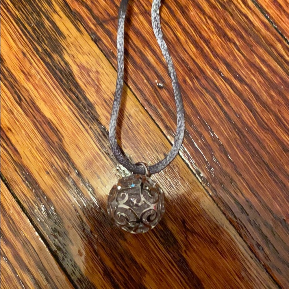 Crystal ball necklace